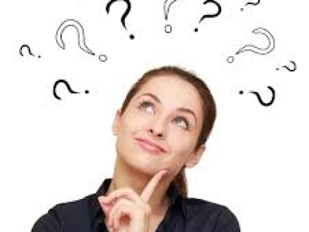 girl with question mark