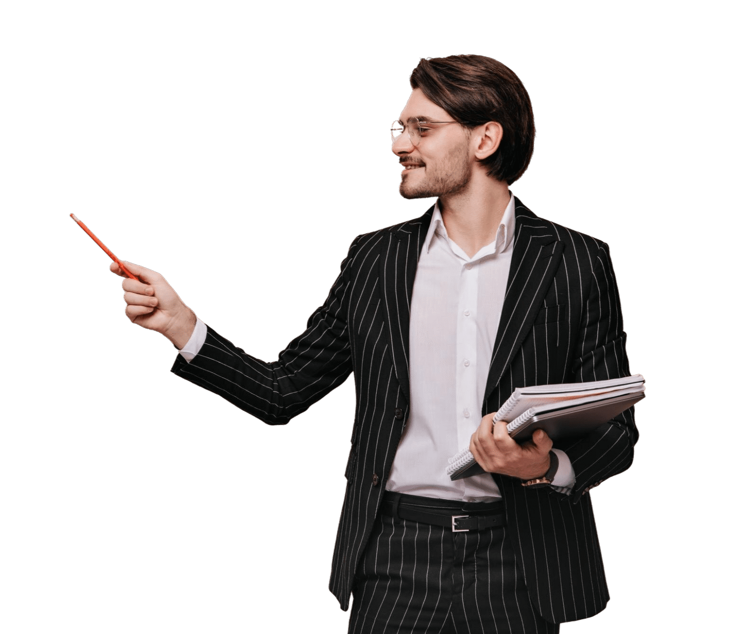 profile-portrait-charming-young-brunette-elegant-outfit-holding-notebooks-hand-pointing-free-space-aside-with-pencil-man-posing-isolated-beige-background-min-e1760223942696-1536x1296